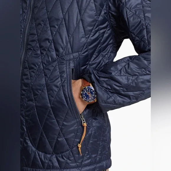 NWT! Polo by Ralph Lauren  Holborn Quilted Hooded Jacket Men’s Size L Navy - Picture 6 of 15